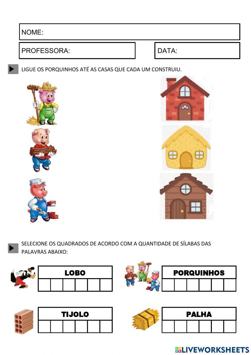 Os três porquinhos Os três porquinhos