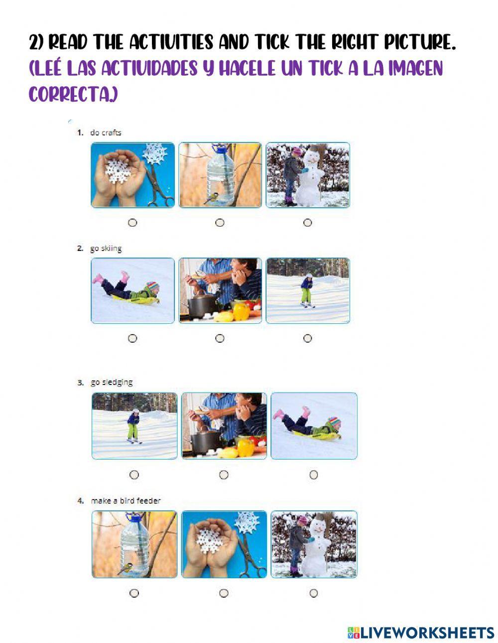 Bright ideas 5 - winter activities