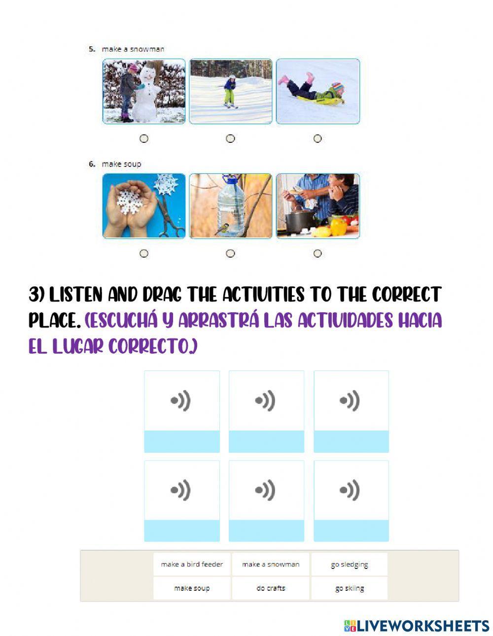 Bright ideas 5 - winter activities