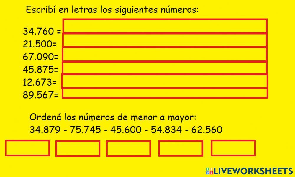 Numeración
