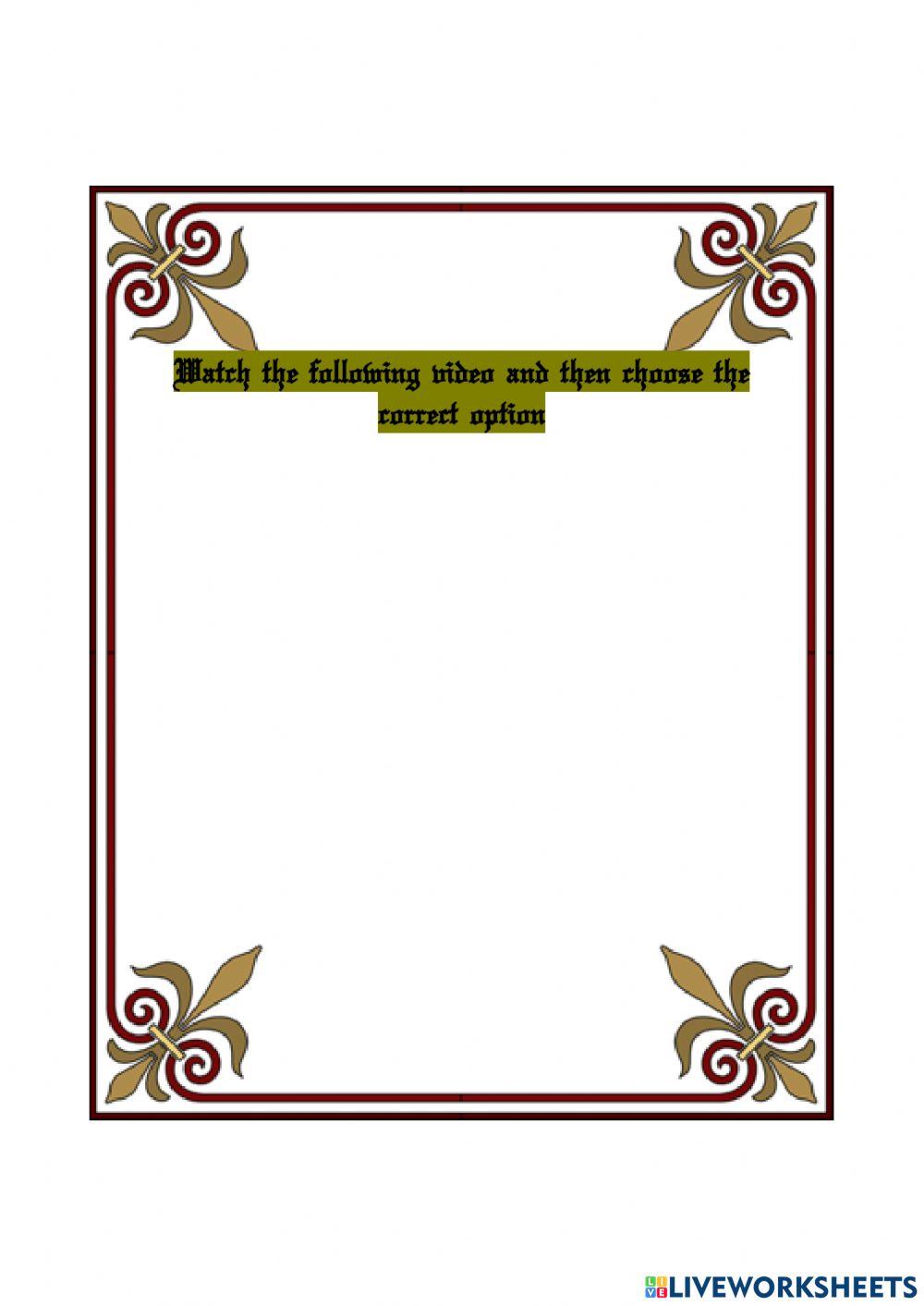 The anglo saxon quiz