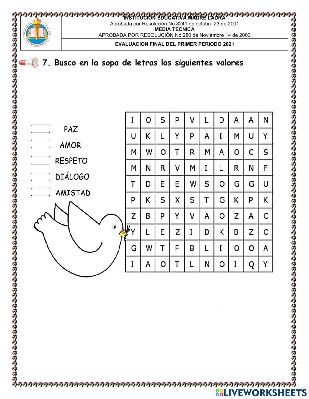 final de etica y valores