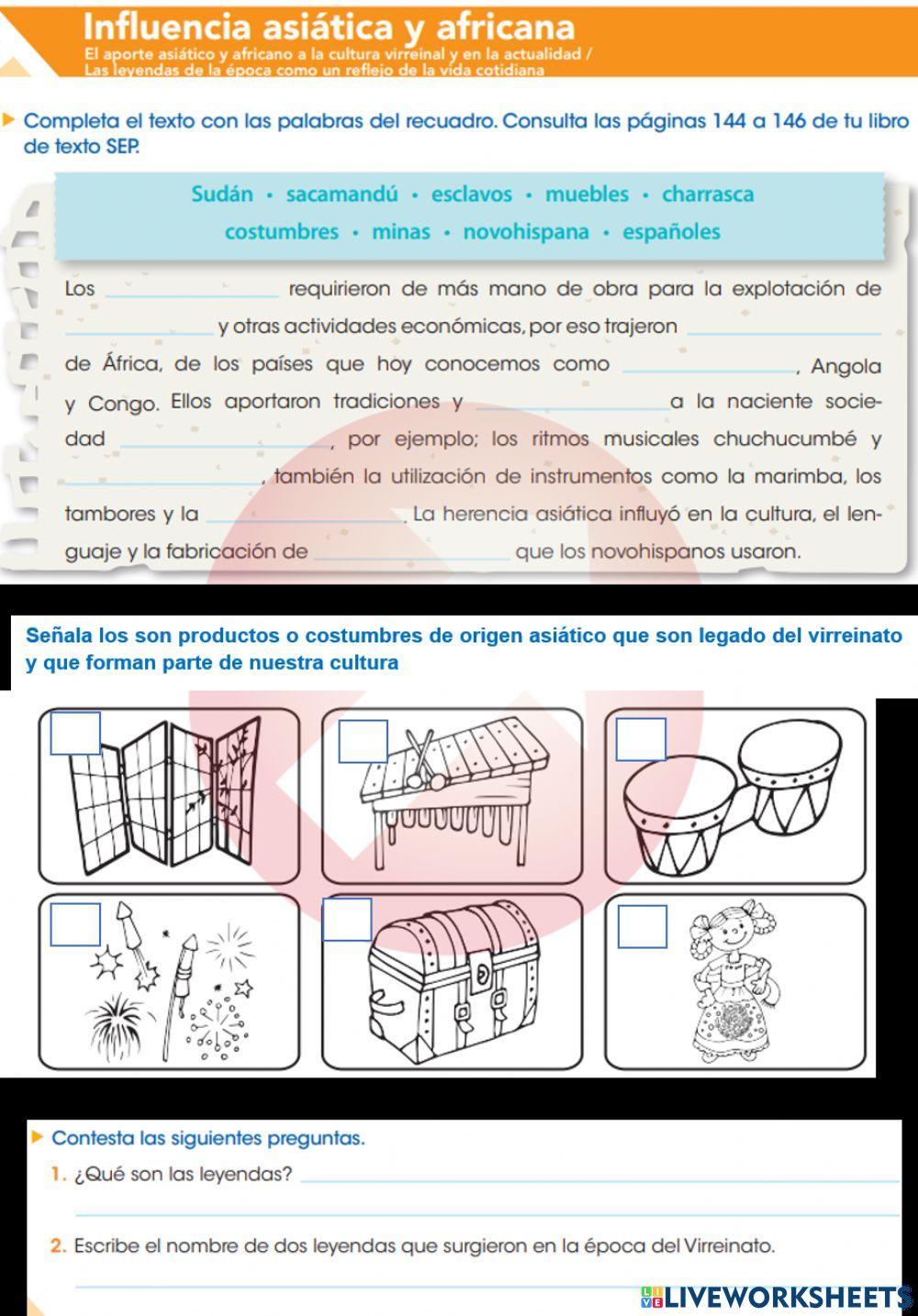El aporte asiático y africano a la cultura virreinal