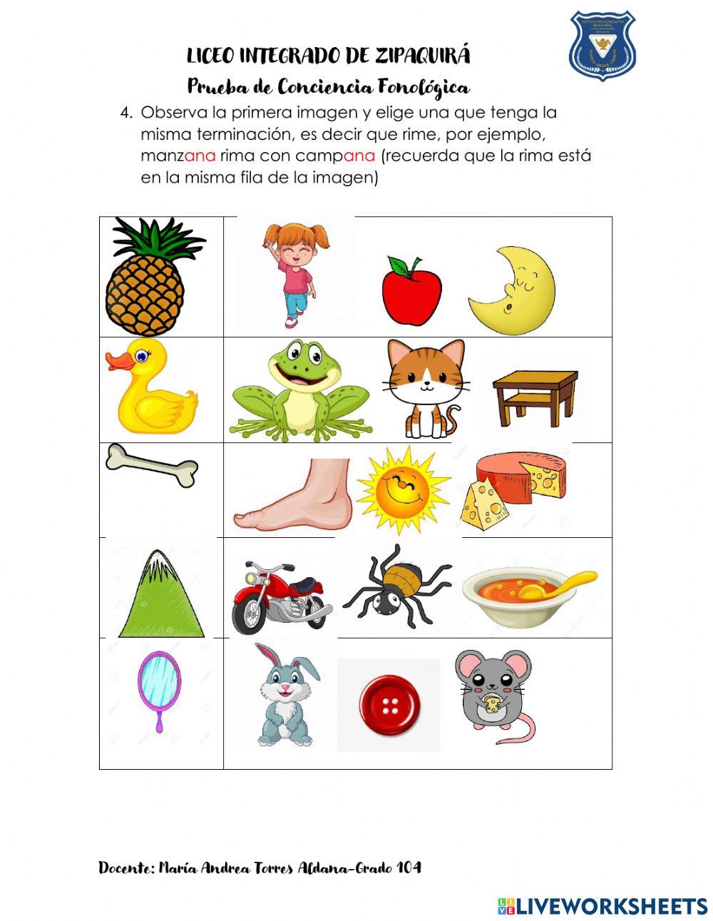 Prueba de Conciencia Fonológica