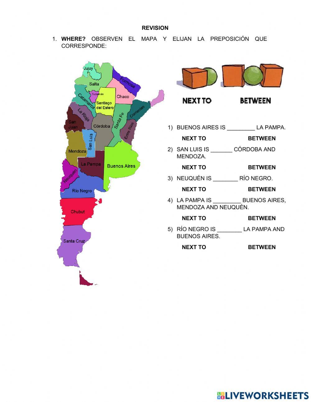 Prepositions and numbers