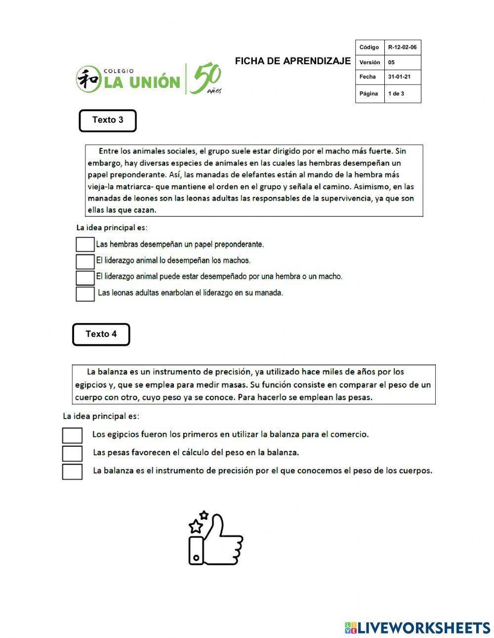 Tema e idea principal