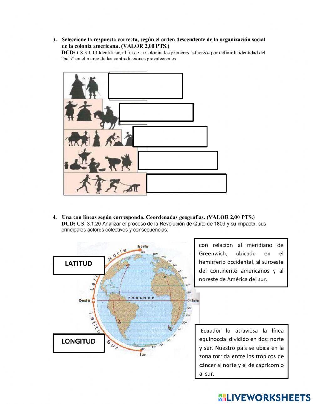 Evaluación diagnóstica - séptimo año