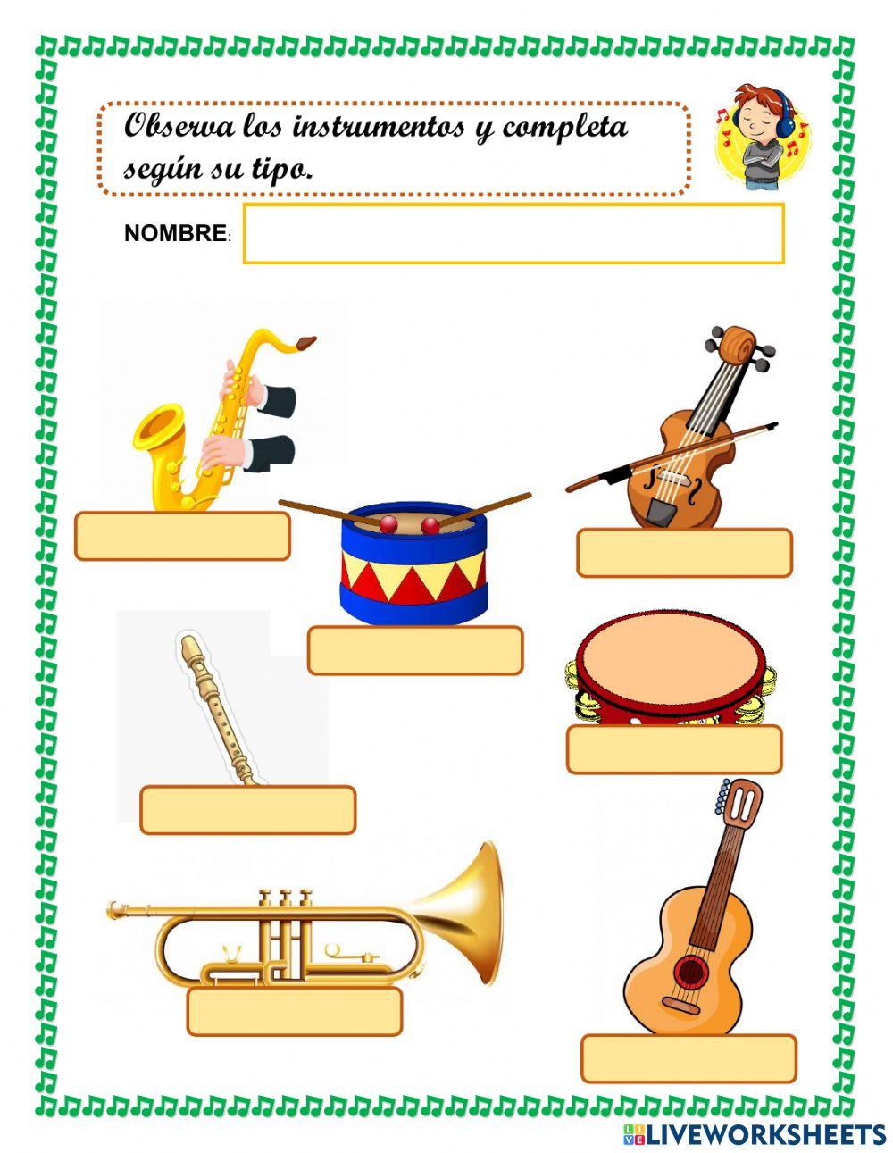 Tipos de instrumentos