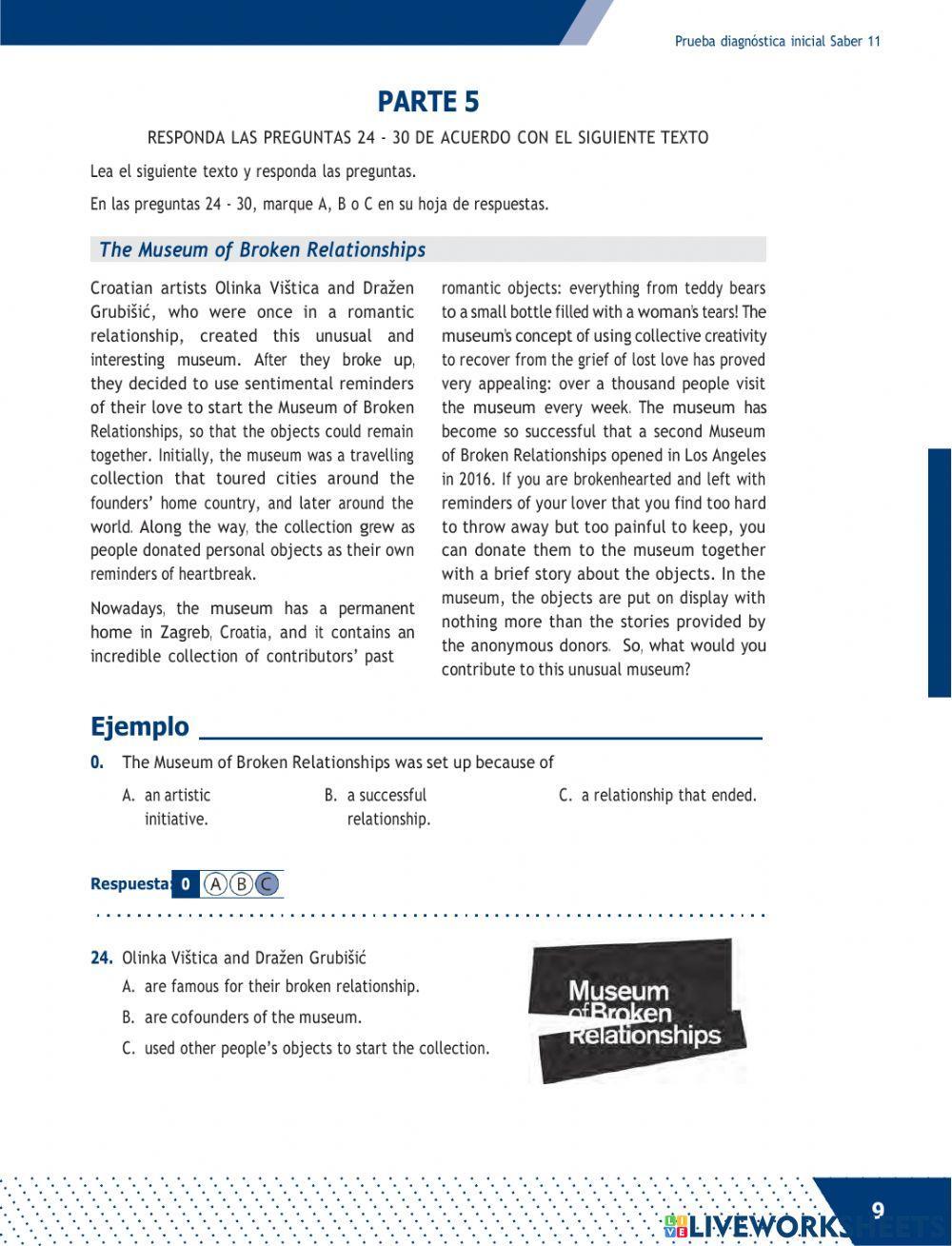 Know now! PRUEBA DIAGNOSTICA