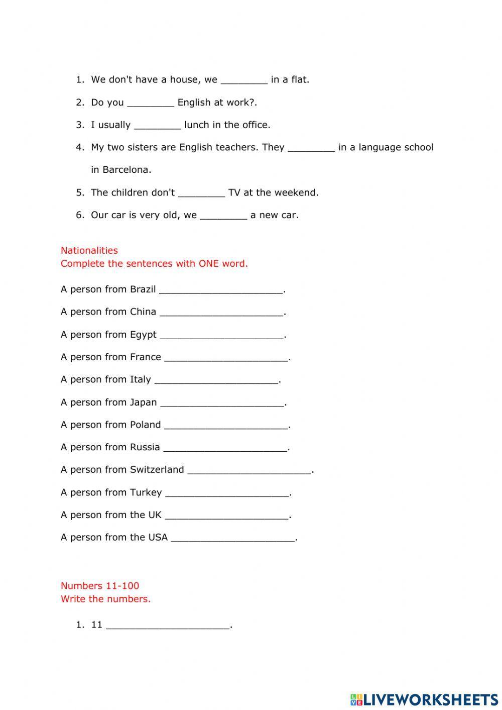 English File Extra practice