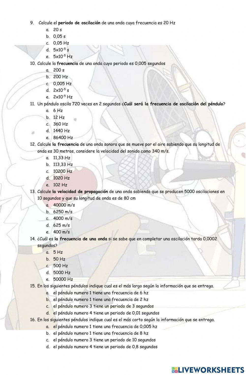 Características de las ondas