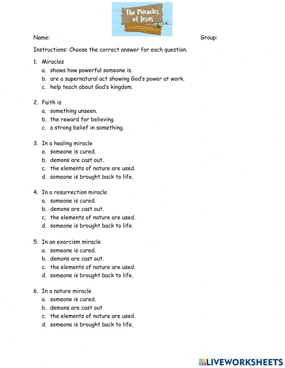 Introduction to Miracles