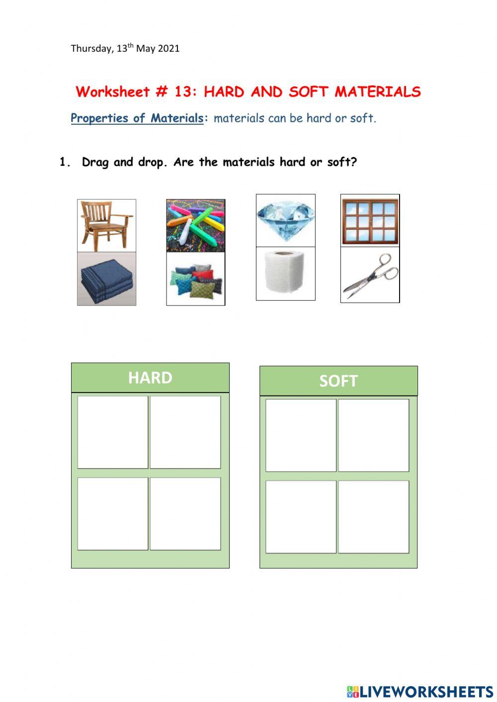 Properties of Materials: Soft or Hard