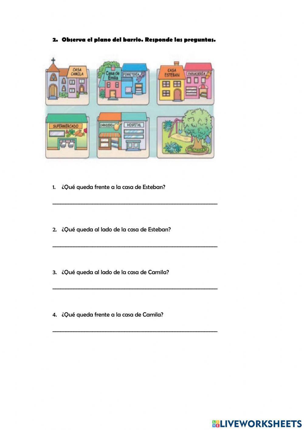 Distribución de barrios