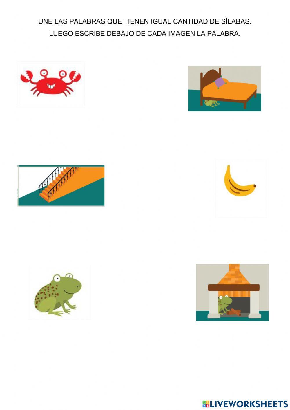 Silabas en la laguna