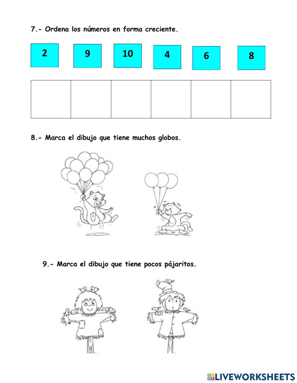 Examen bimestral de aritmética