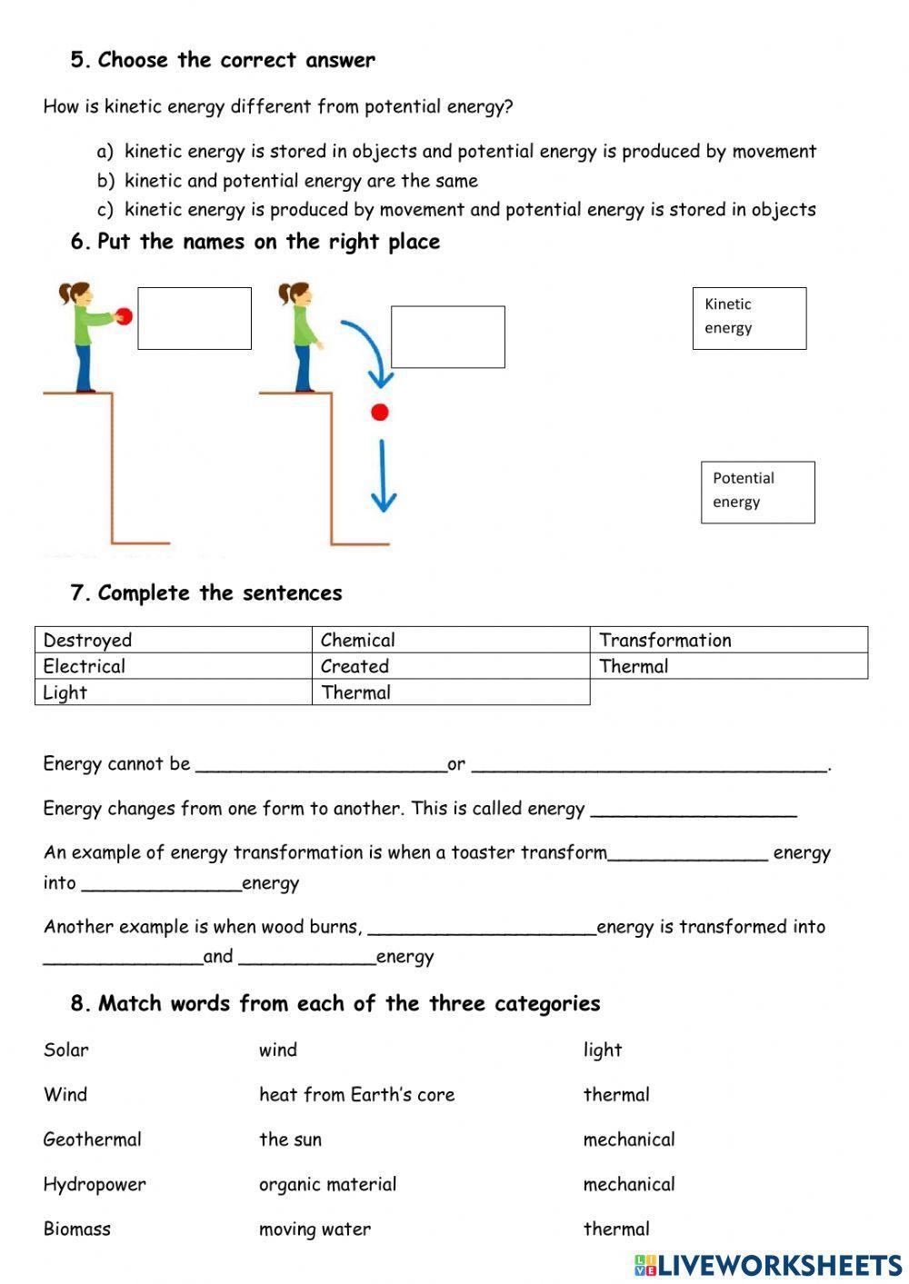 UNIT 4: ENERGY, 5º primaria, El Salvador