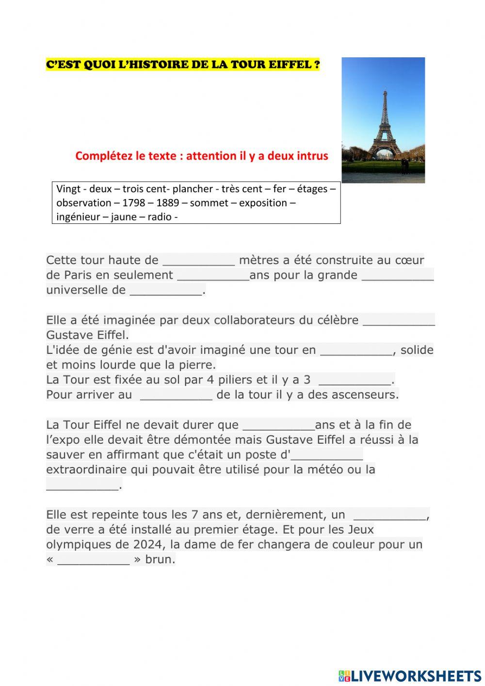 La Tour Eiffel et les JO