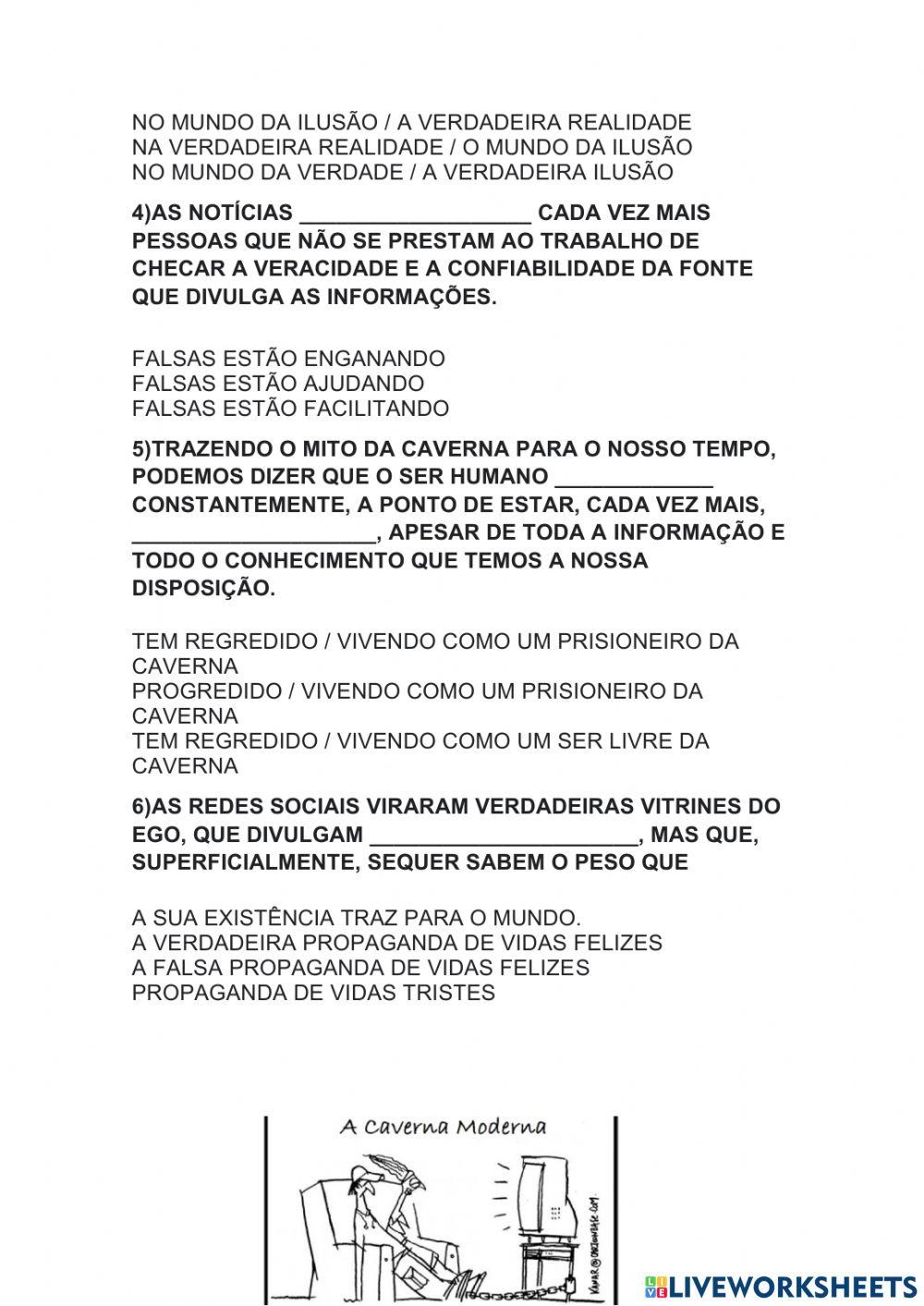 Avaliação Filosofia B4