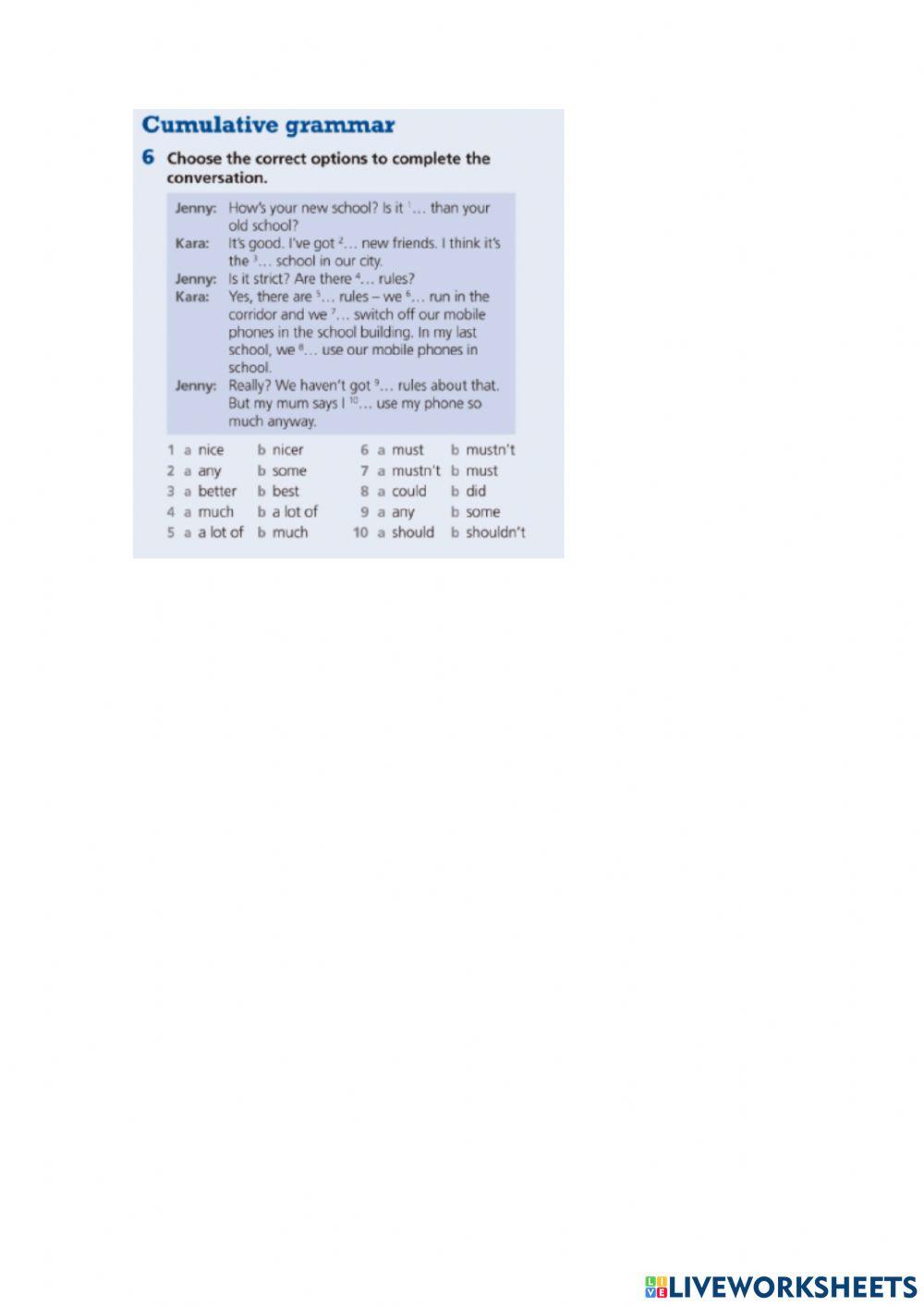 Smart planet 2 unit 6grammar