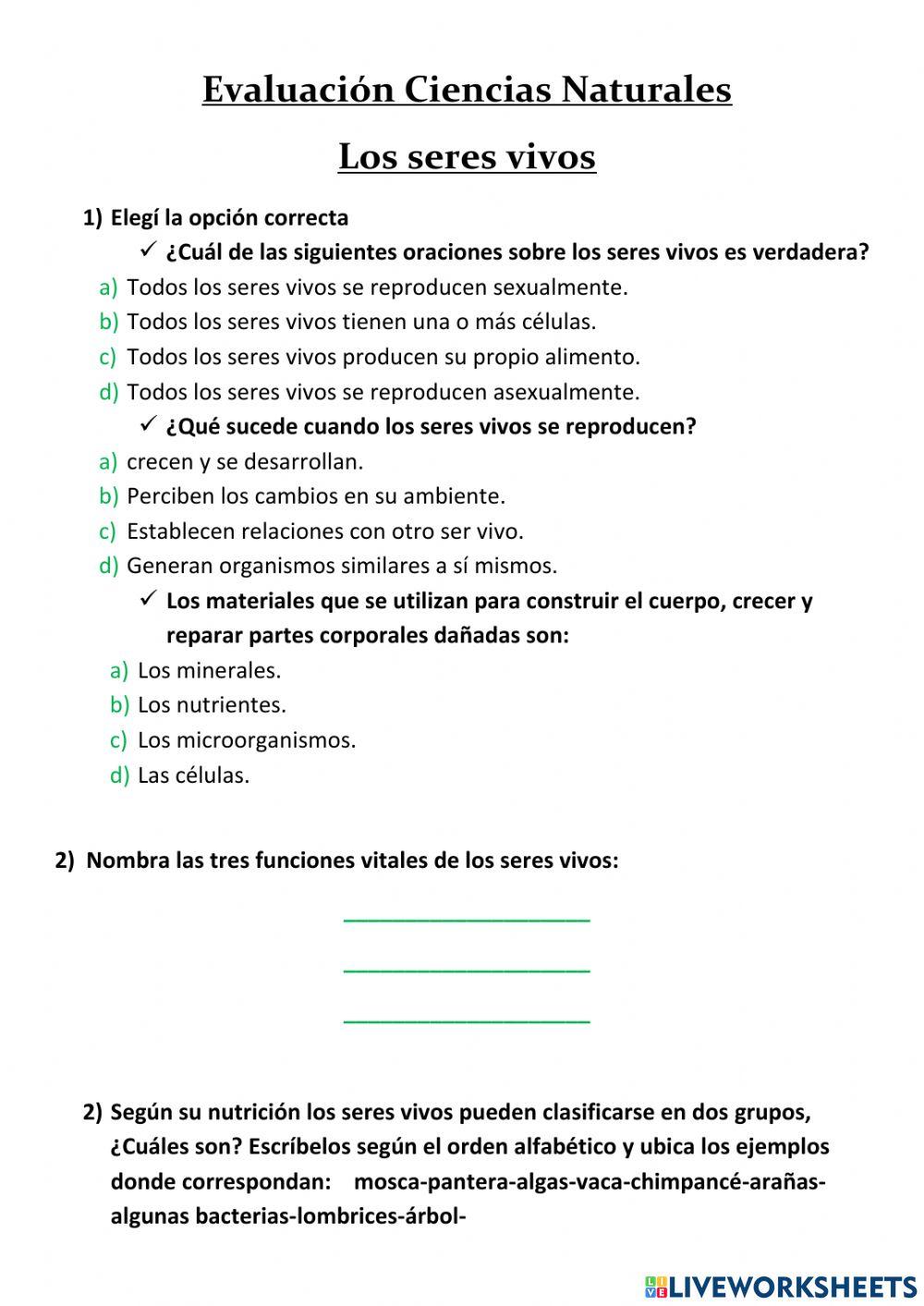 Evaluación de Ciencias Naturales-6°-cap 1