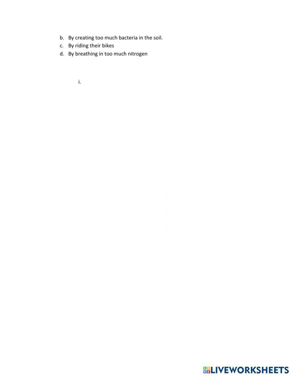 Study jams: carbon and nitrogen cycle