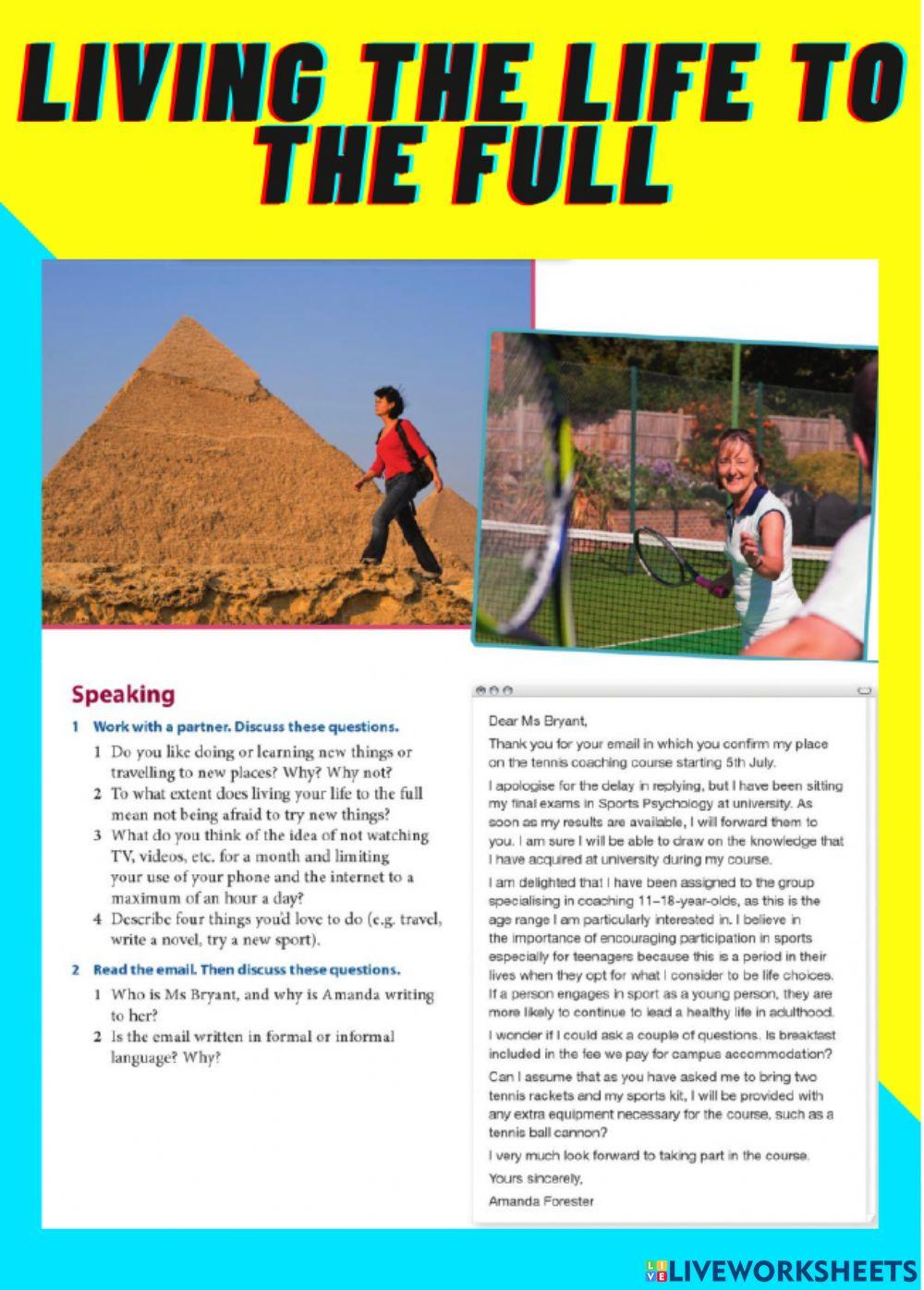 cae-living-the-life-to-the-full-worksheet-live-worksheets