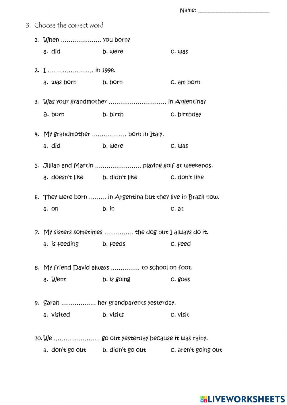Progress tests april 2021