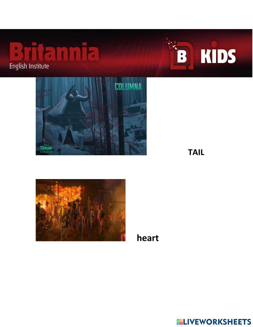 Actividades película Raya y el último dragón