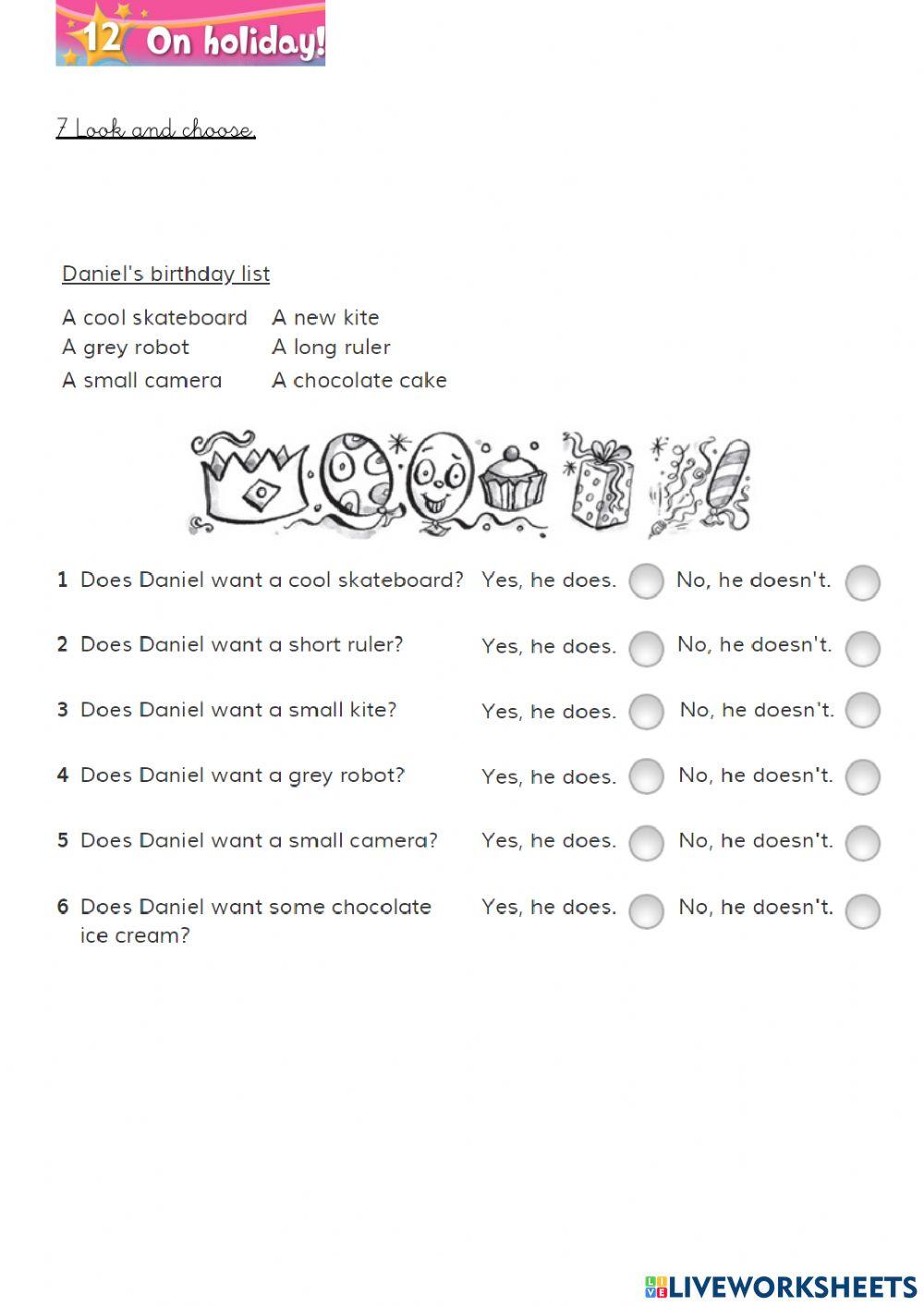 2º unit 12 holiday READING