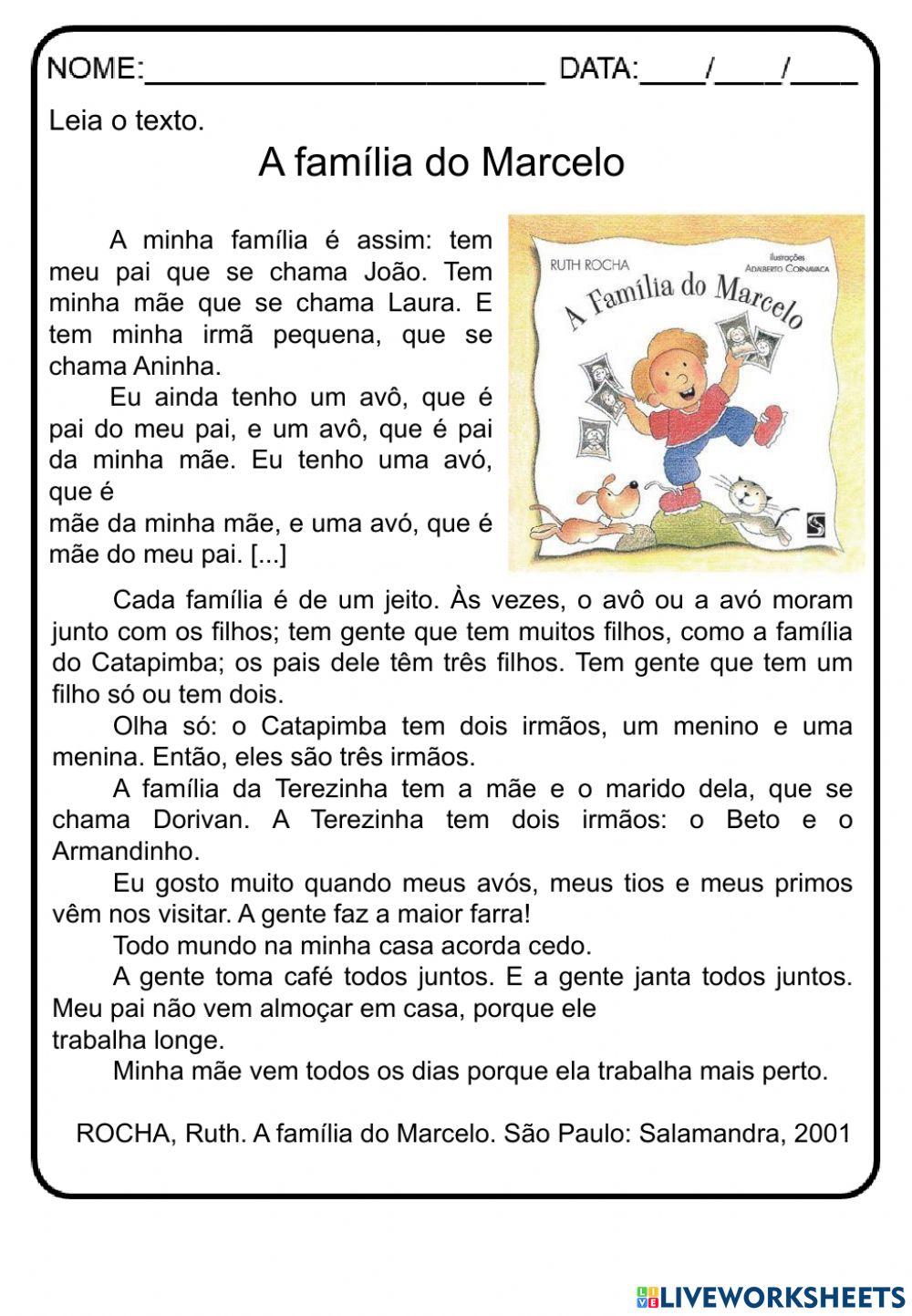 A família do marcelo