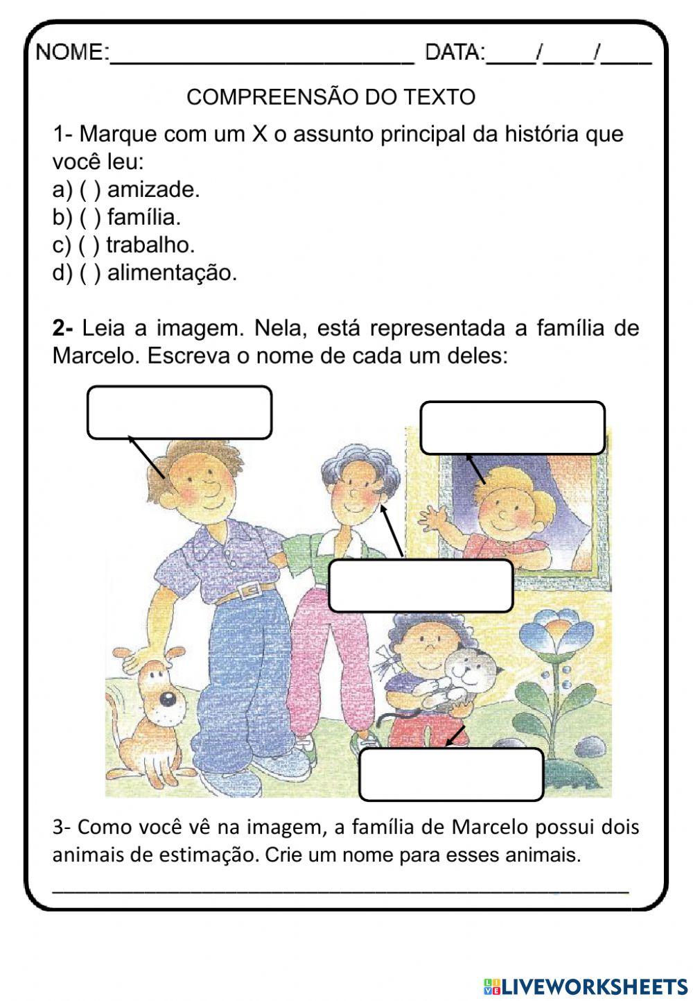 A família do marcelo