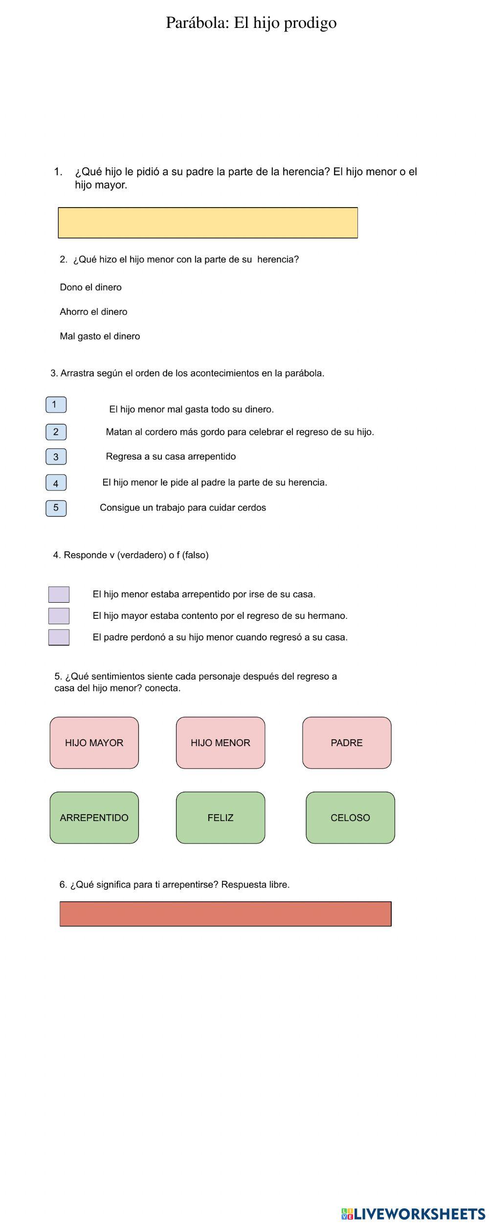 Párabola: El hijo prodigo