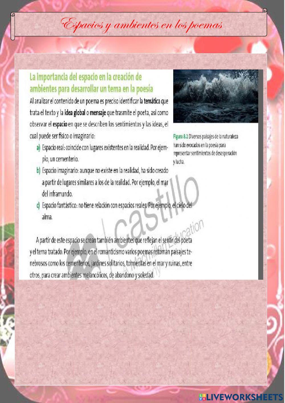 Lee y compara  poemas de diferentes épocas sobre un tema especifico