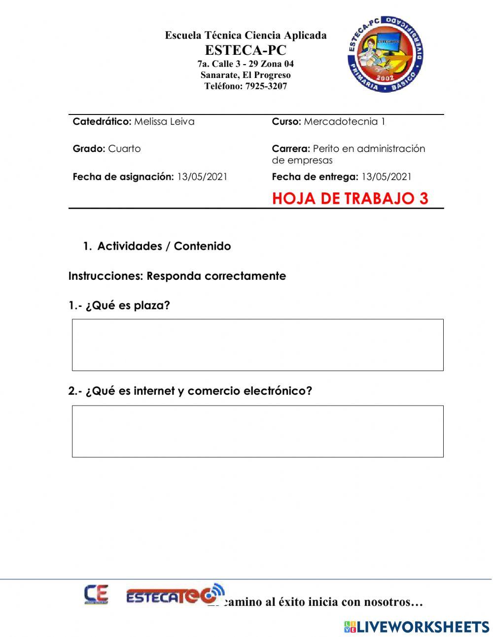 Hoja de trabajo 3 merca 1