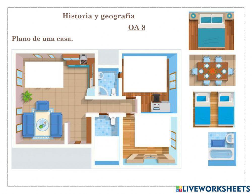 Ubicar objetos en planos