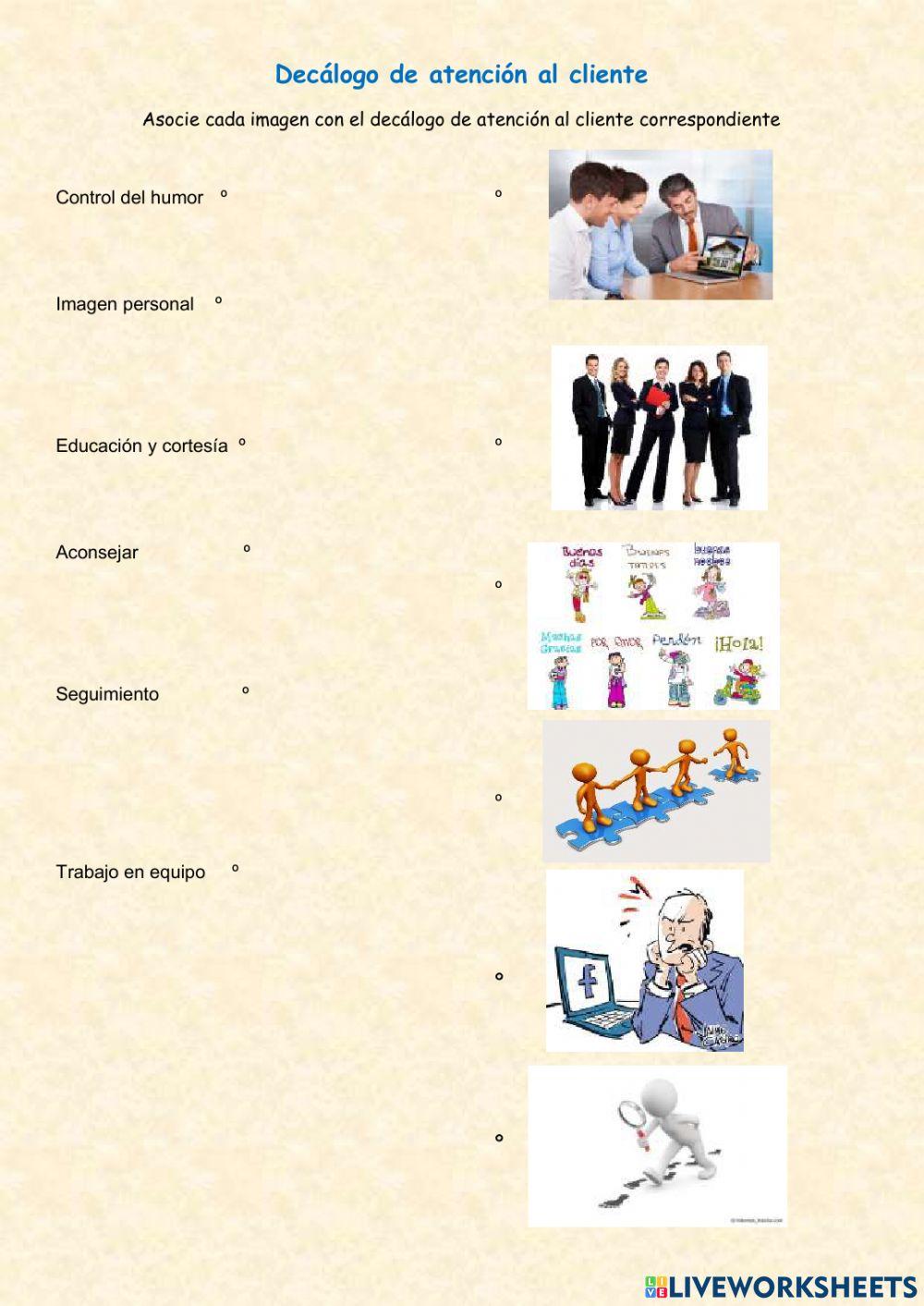 Decalogo de servicio al cliente