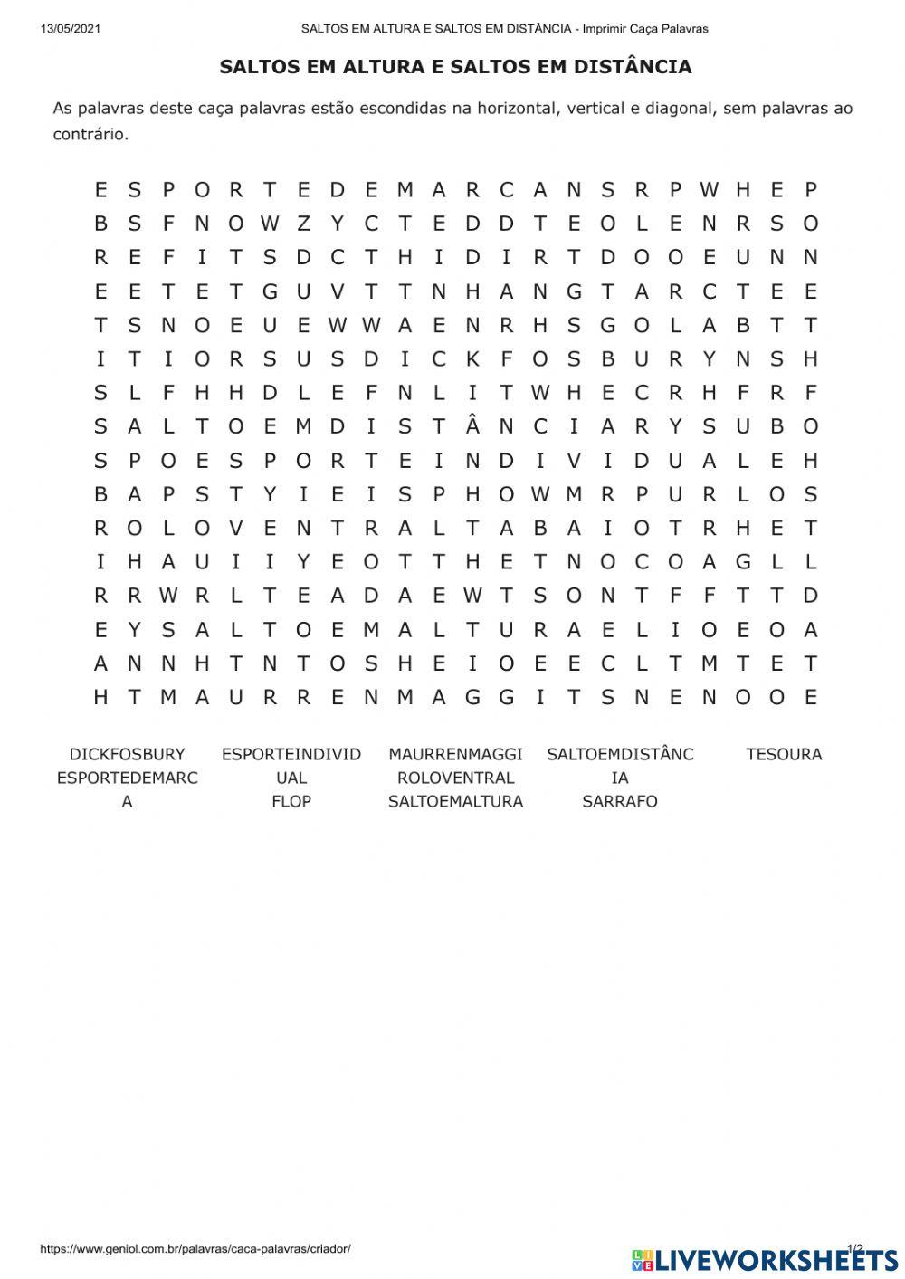 Saltos em altura e em distância