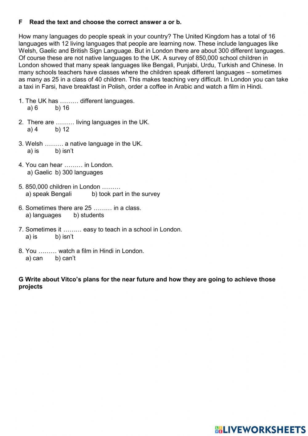 Global Beginner Test Unit 15