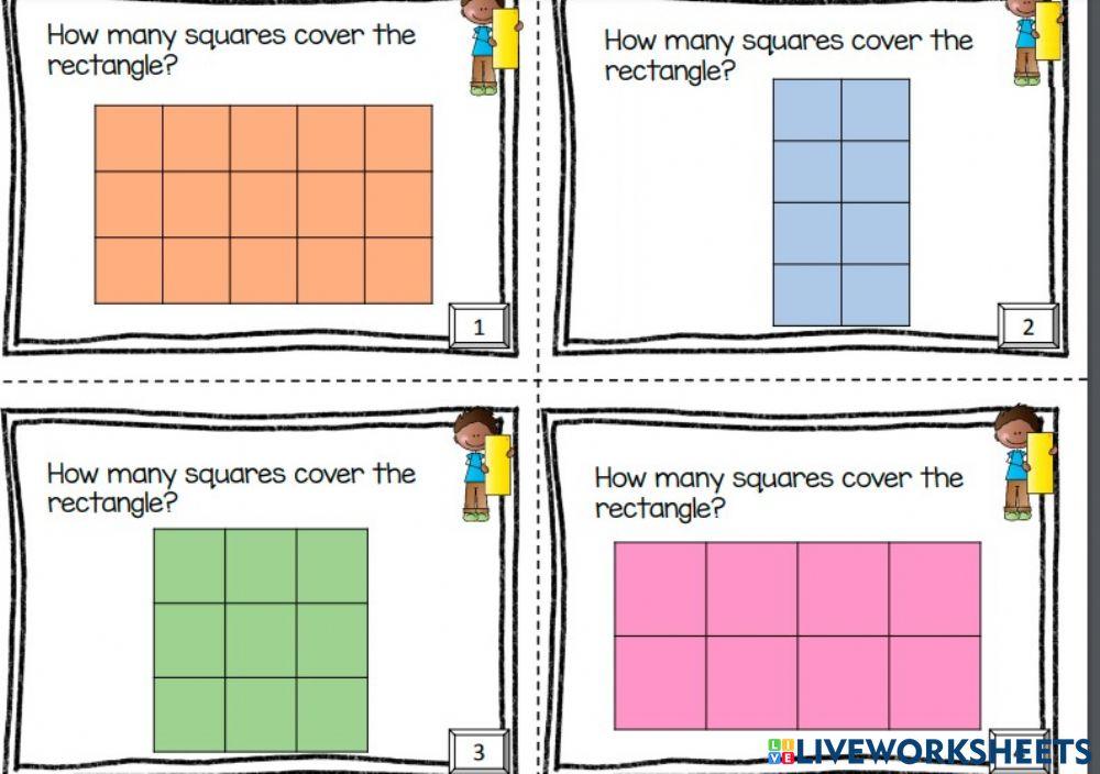 Rectangle equal squares
