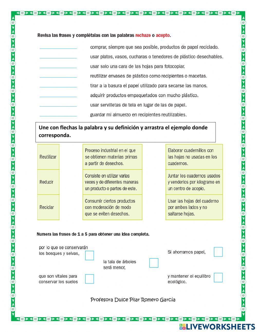 Reciclar materiales