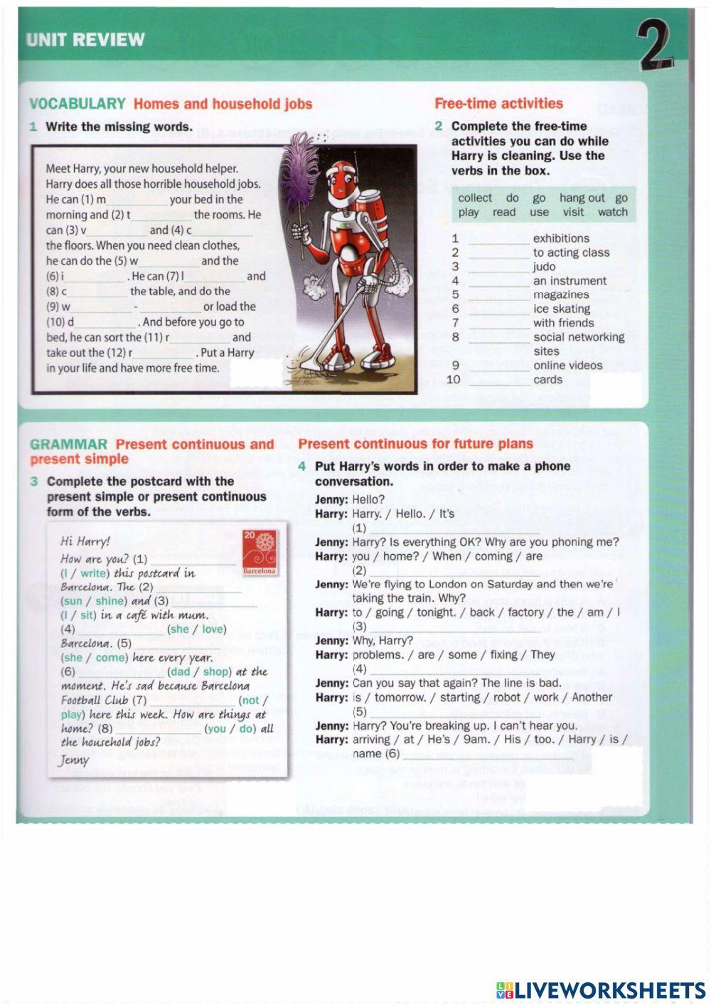 REVIEW -Unit 2- Beyond A2