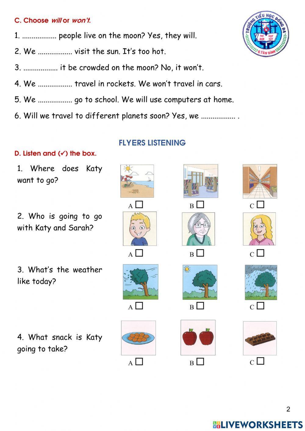 Grade 5 English Grammar Practice