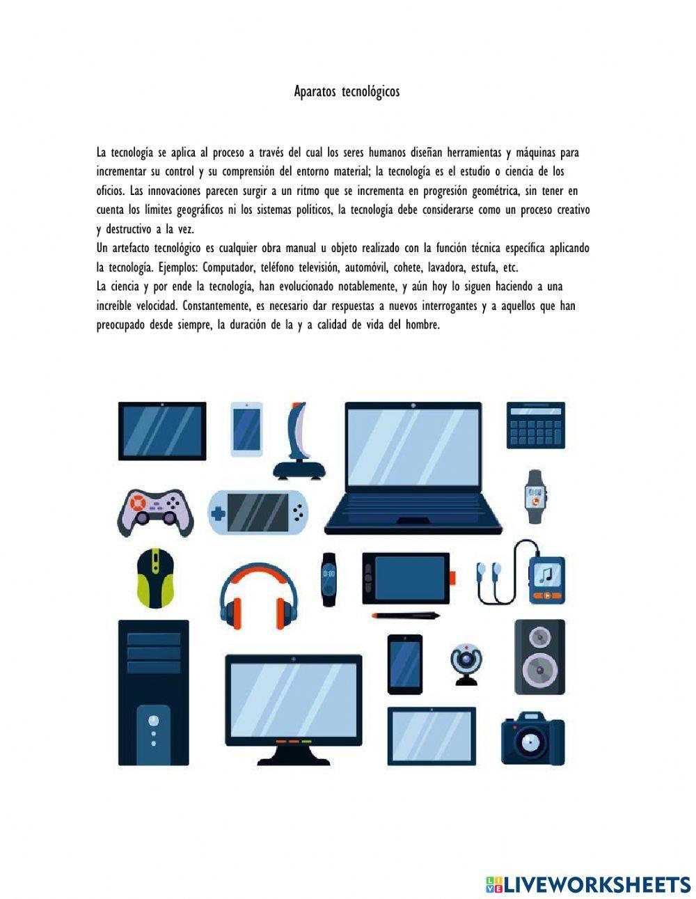 Technological Gadgets / Los aparatos tecnológicos – Spanish Words