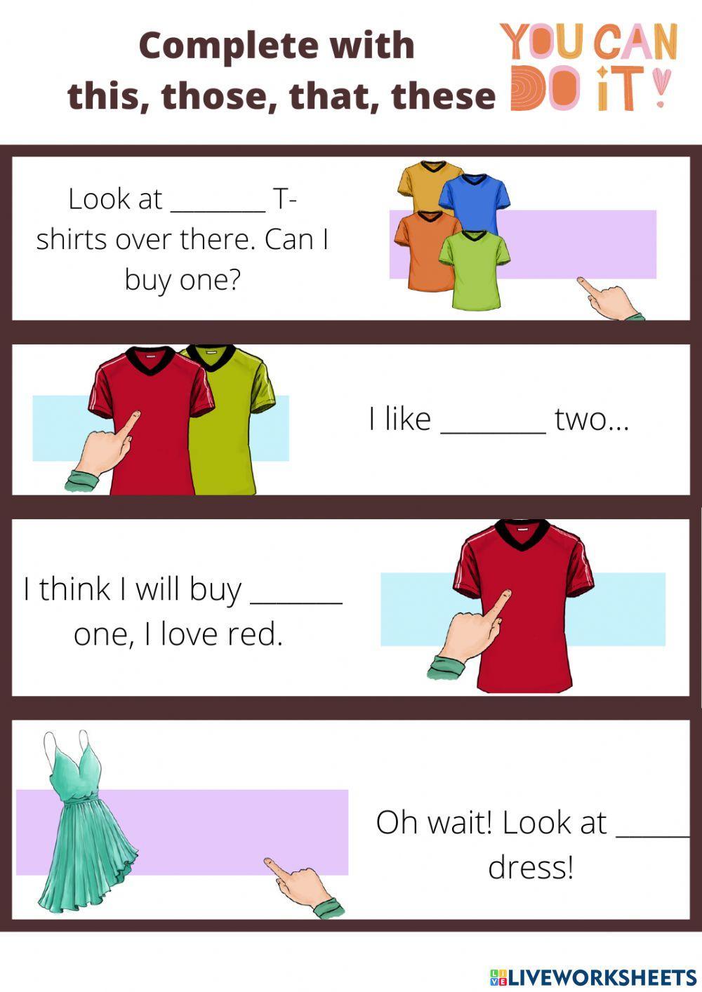 This, These, That, Those