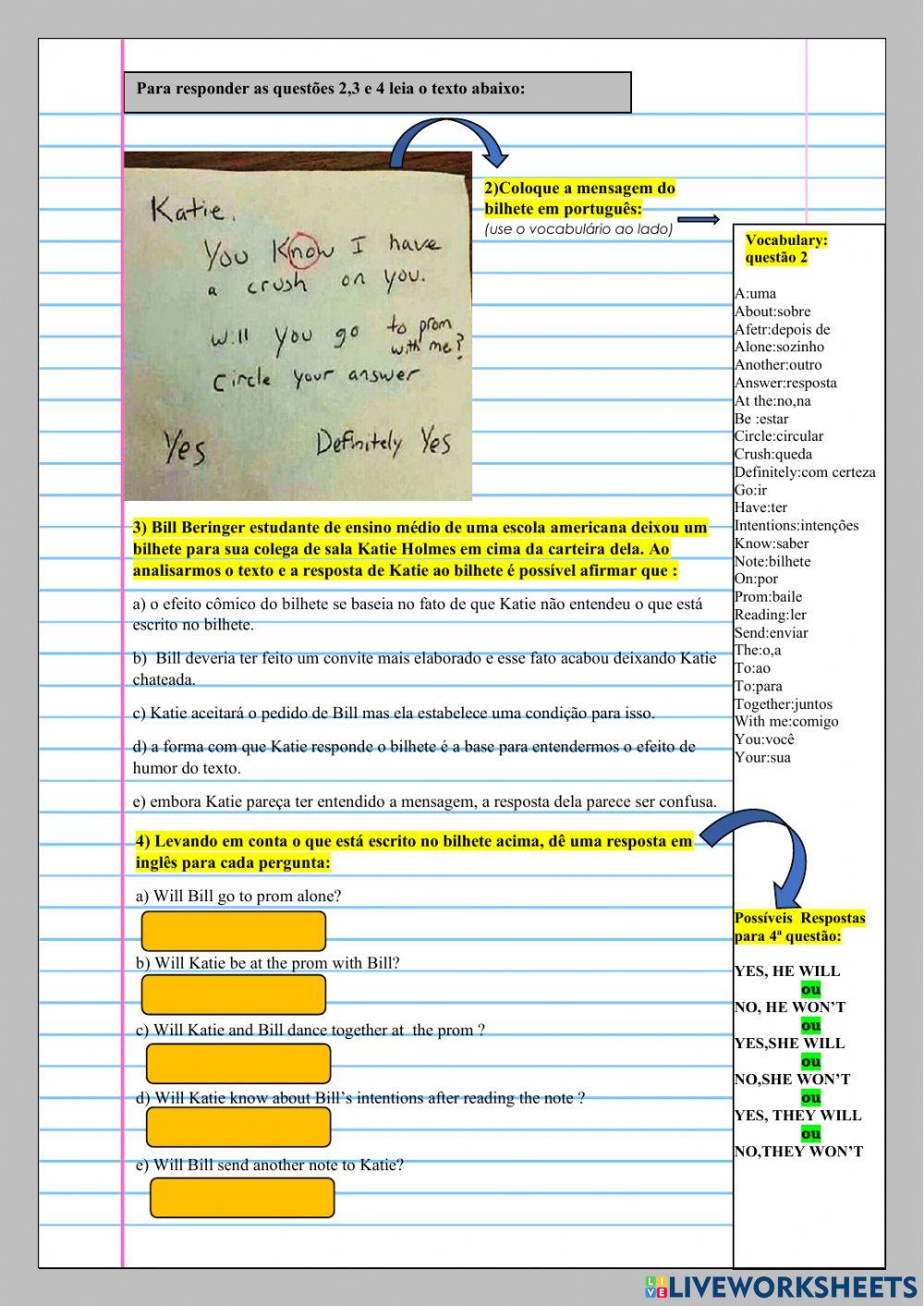 Revisão: futuro simples