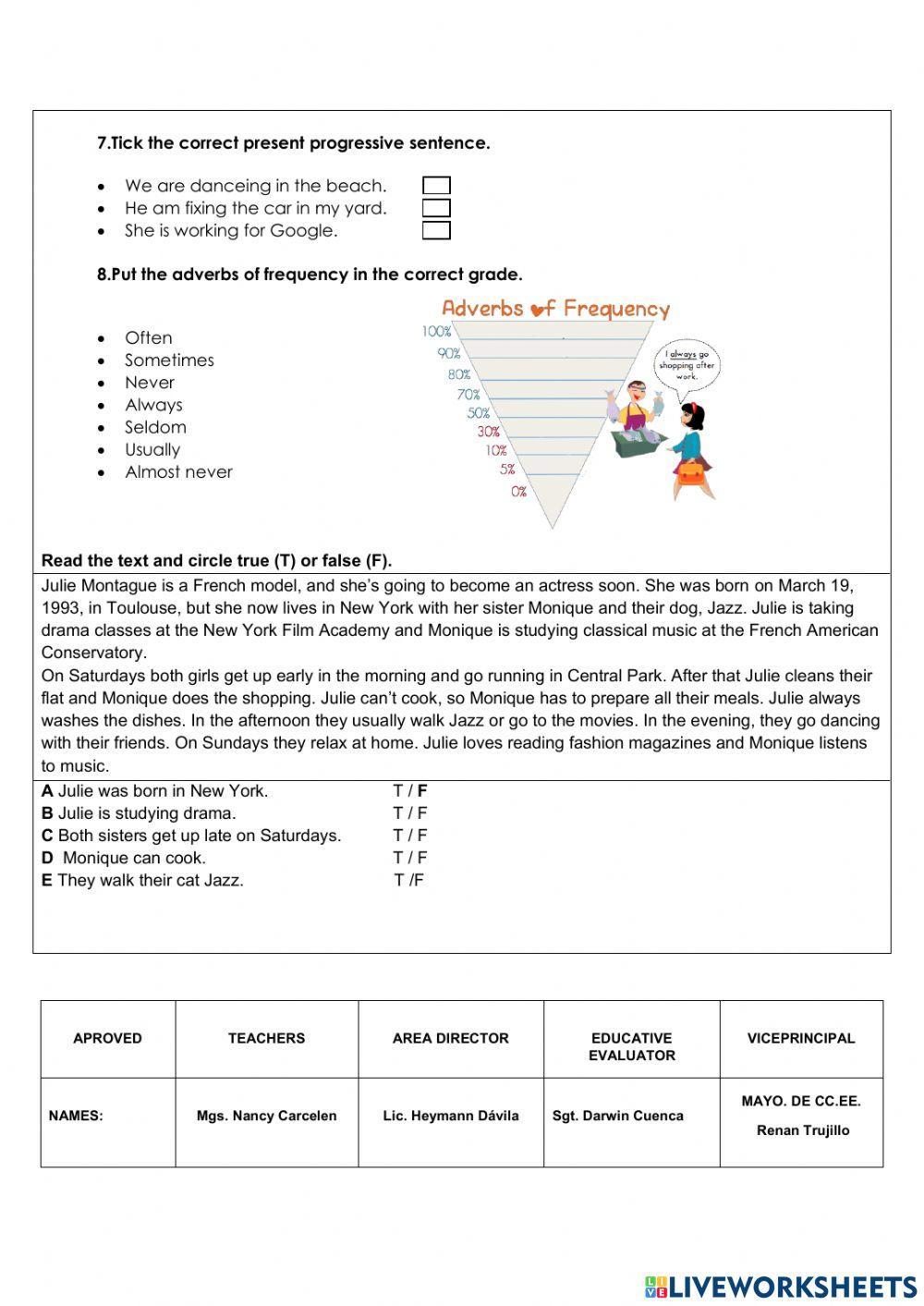 Content diagnostic test 10th