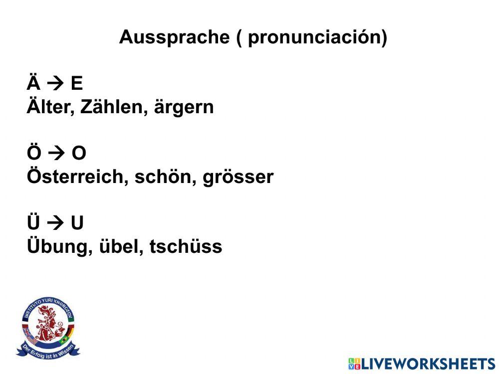 Pronunciación