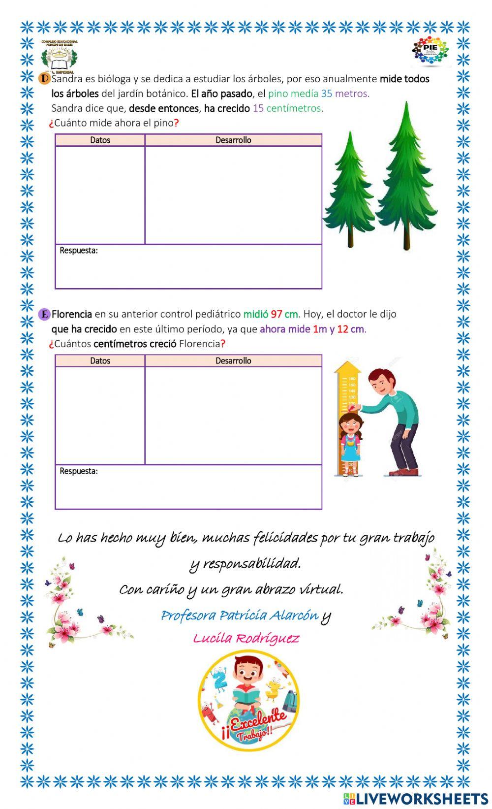 Medidas de longitudes