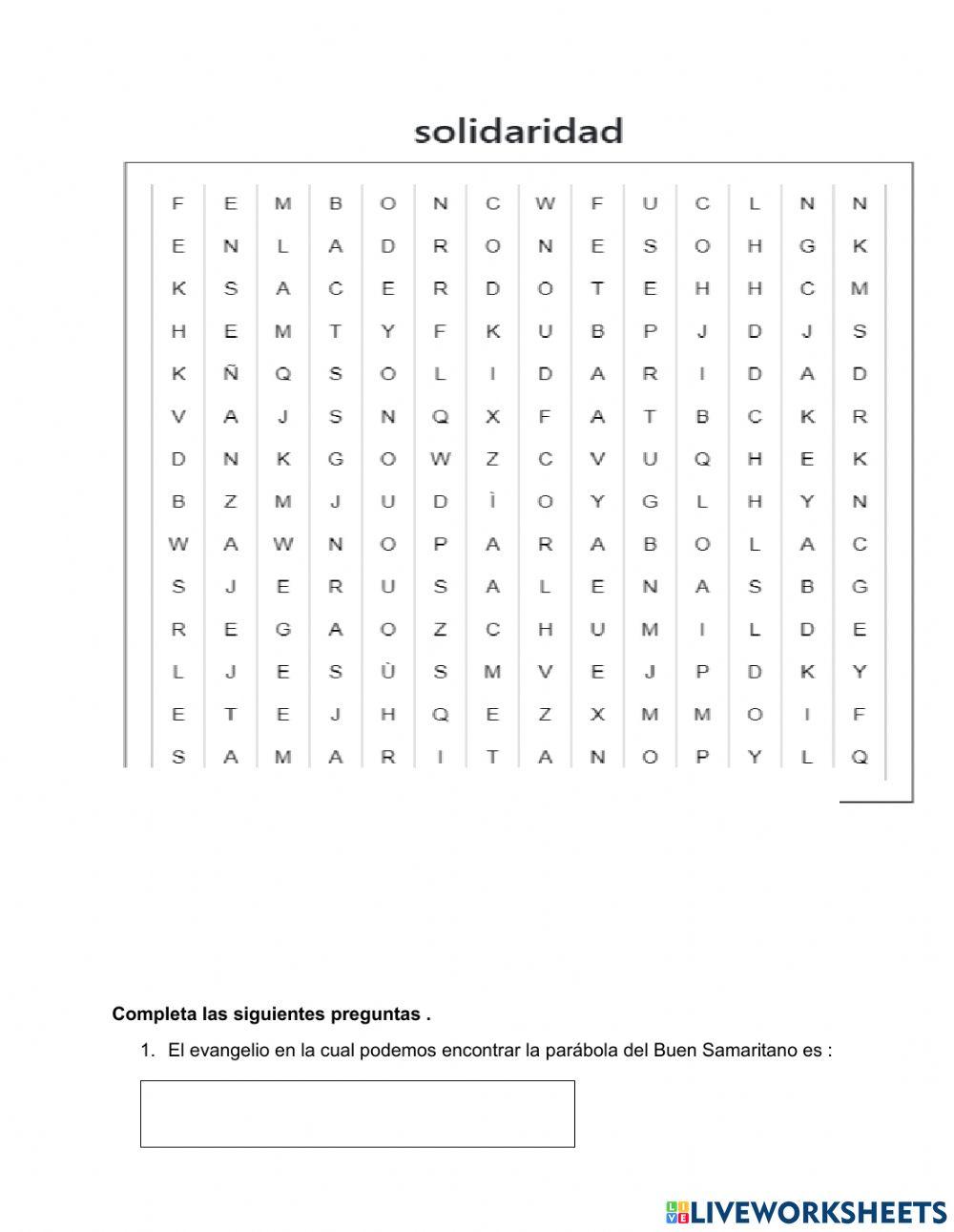 Valor : La solidaridad